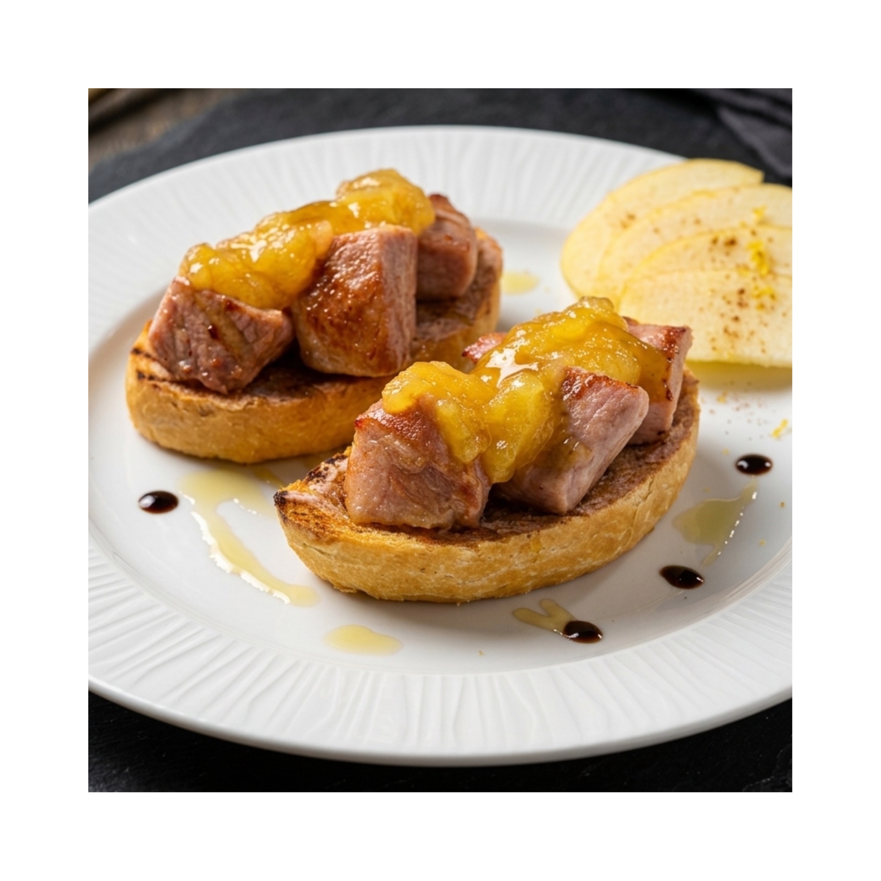 Bocado Ibérico de La Rasa de Mesón Círculo